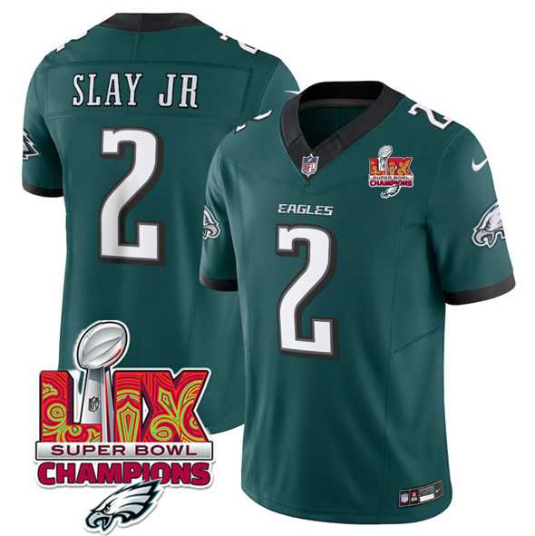 Men & Women & Youth Philadelphia Eagles #2 Darius Slay JR Green 2025 Eagles Logo Super Bowl LIX Patch New F.U.S.E. Vapor Limited Stitched Jersey Dzhi,We sell and wholesale Men & Women & Youth Philadelphia Eagles #2 Darius Slay JR Green 2025 Eagles Logo Super Bowl LIX Patch New F.U.S.E. Vapor Limited Stitched Jersey Dzhi on line form chian!